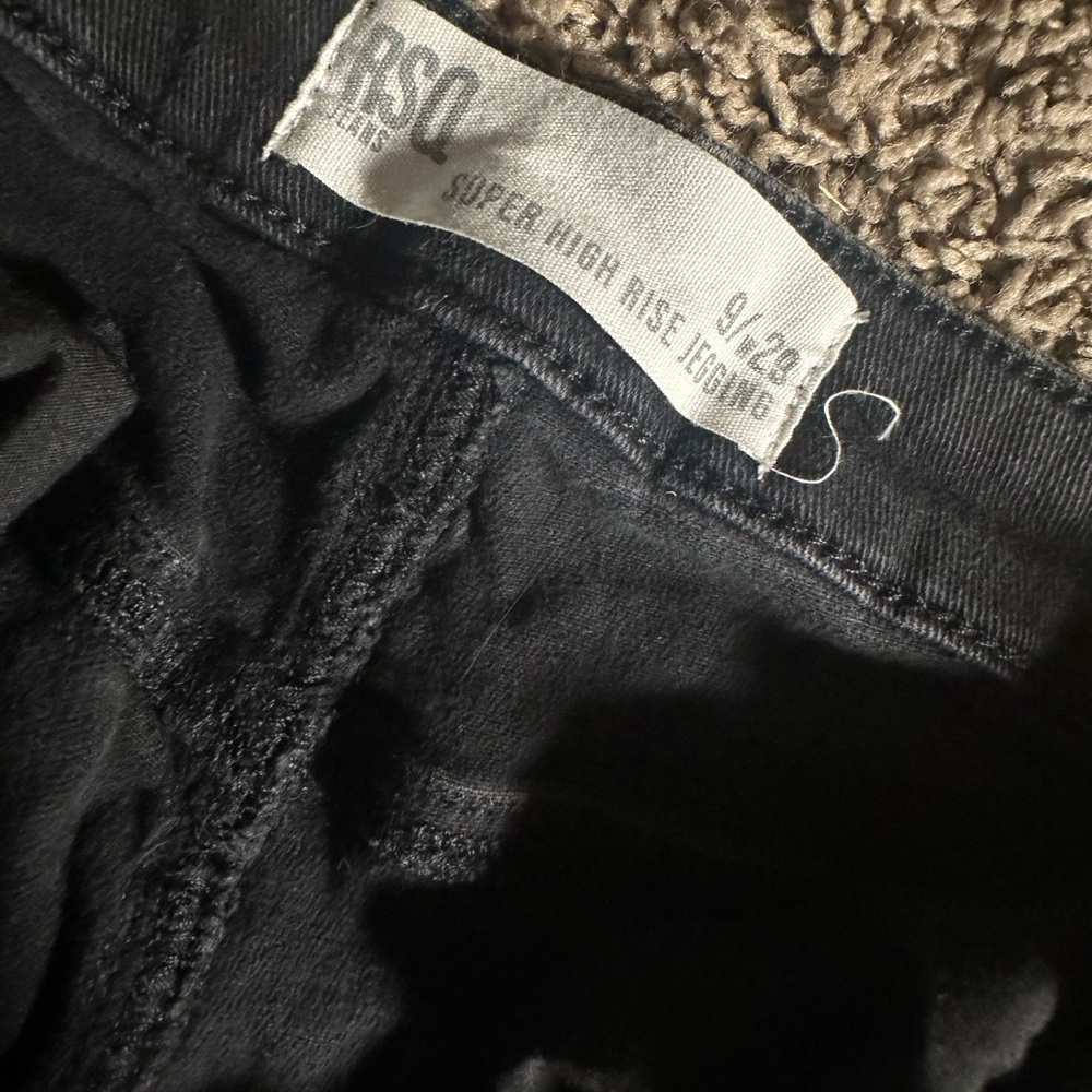 RSQ Black High Rise Jeans Classic Style